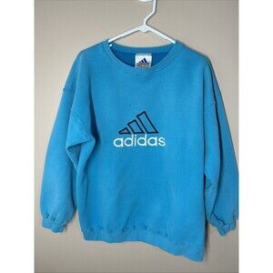 Vtg 90s Adidas Crewneck Pullover Sweatshirt Mens XL Red Embroidered Big Logo USA